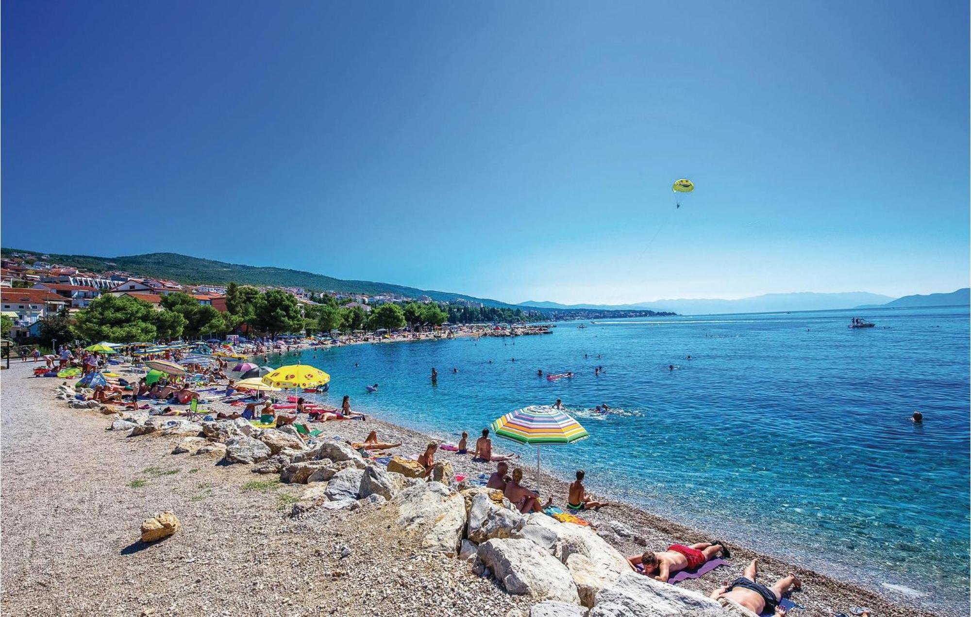 Nice Apartment In Crikvenica With Wifi Exterior foto
